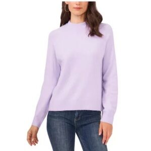 Vince Camuto Light Purple Lavendar Crew Neck Sweater Medium